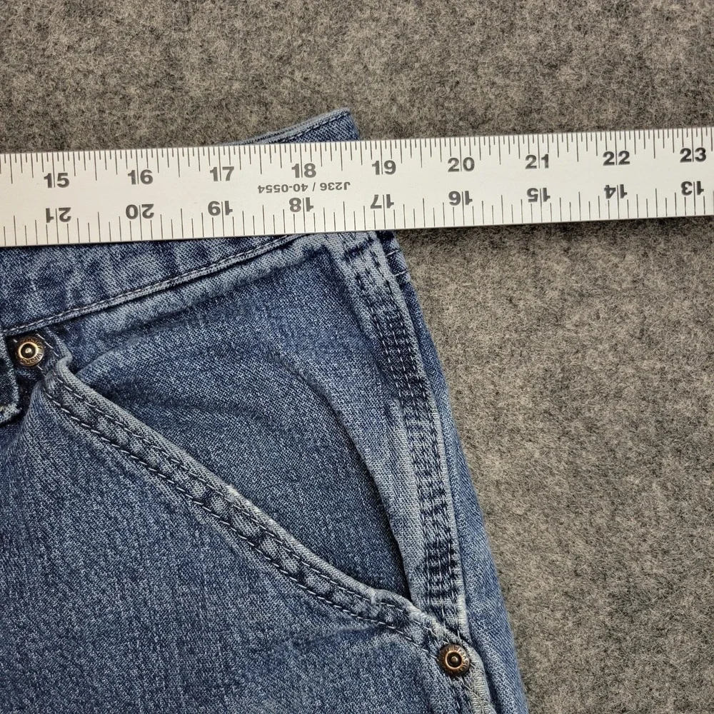 Wrangler Jeans Mens 38x30 Blue Denim Y2k Carpenter Workwear Rancher Country Cow